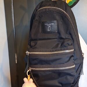 Marc Jacobs Sleek Black Backpack